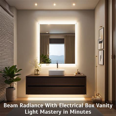 vanity light off center electrical box|vanity light with electrical outlet.